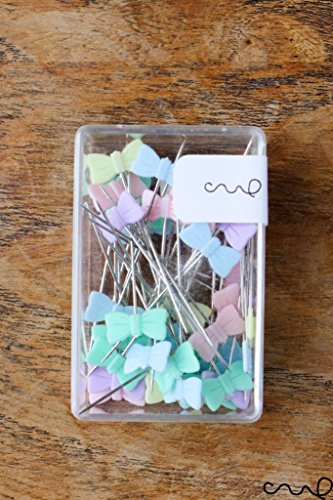 redchocol8 (R) 40 PCS Schleife Kopf nähen Pins 54 mm lang Quilten Schneidern serging pinweaving