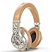 Produktbild Aladdinaudio Bluetooth Kopfhörer 4.2 kabellose Over Ear Stereo Wireless Professionelle Hi-Fi Headset Aptx 25 Stunden Spielzeit mit Mikrofon und Wired Mode 10m Reichweite für NFC, DJ, Studio, PC, PS4- Gold