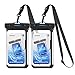 Produktbild Mpow IP8 Wasserdichte Handyhülle, Einteilige Universale Trockentasche iPhone X/XR/XS MAX Handytasche, Volltransparente Wasserfeste Hülle für iPhone X / 8/Samsung Galaxy HTC, 2 Stück