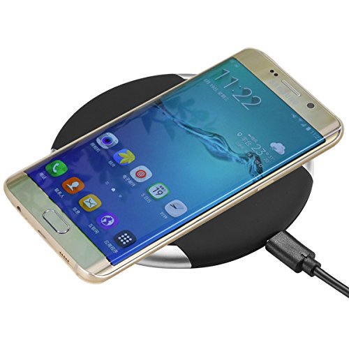 Schnelle drahtlose Aufladeeinheit, Aibesser schnelle Gebühr Qi drahtlose aufladenauflage für Samsung-Galaxie S7 S7 Rand, Anmerkung 5, S6 Kante plus - 2