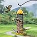 Produktbild RZiioo Wild Bird Feeders Kolibri-Futterautomat für Gartendekoration mit Metalldach Perfekt,B