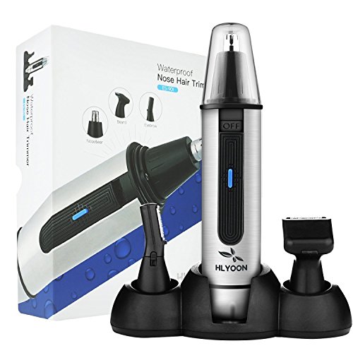 HLYOON 3-in-1 Nasenhaarschneider wasserdichter Edelstahlnasenhaarschneider, männliche Pflegewerkzeuge - 7