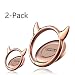 Produktbild Finger Ring Stand, 360 Degree Rotation Cell Phone Grip Spinner Mount Mirror Holder Kickstand for iPhone X 8 Plus 7 Plus 6S Galaxy Note 8 S8 S7 Edge etc Smartphones and Tablets-Rose Gold-EM-18110049-EM-PK