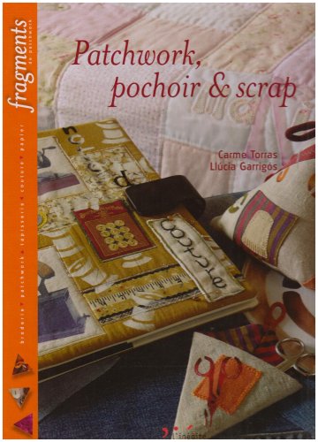 couverture de : Patchwork, pochoir & scrap