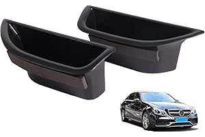 ITDEGNO Organizador para reposabrazos de puerta delantera para Clase E W212 2010-2015 (solo se adapta al modelo de cuatro puertas)