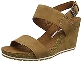 Authentische Timberland Damen Capri Sunset Wedge Sandalen, Braun (Saddle Naturebuck F13), 39 EU
