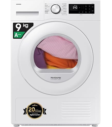 ASCIUG.C/FRONT 9 Kg CL.A+++ INVERTER WIFI BK/WH