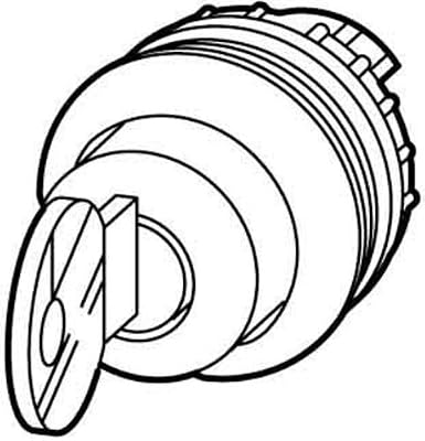 Eaton 216900 Bouton Clé, 3 positions, rastend
