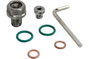 JADESHAY Bouchon De Vidange D'huile Piggyback Surdimensionné, Kit De Réparation De Filetage De Carter D'huile Autotaraudant En Acier Inoxydable Avec Joint Torique Et Clé(M12.1-1.5x15mm)