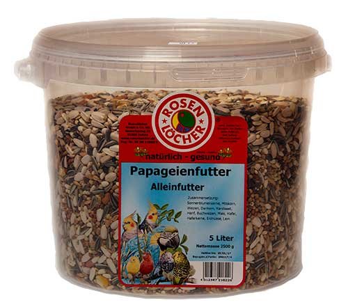 Preisvergleich Produktbild Papageienfutter 2,5kg / 5L