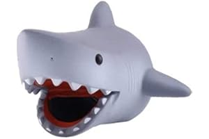 SOUIWUZI Extenseur de robinet, couvre-bain de bain d'extension robinet pour enfants pour bébés enfants pour tout-petits baignoire de salle de bain amusante accessoires de cuisine enfant (requin gris) 1