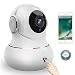 Produktbild Littlelf Überwachungskamera 1080P HD WLAN IP Kamera für Innen Wlan Handy Home WiFi Nachtsicht Kamera mit 3D Panorama und Deutscher App/Anleitung, Unterstützt Fernalarm,Bewegungserkennung,2-Wege-Audio