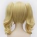 EDAY 35cm BATMAN Harley Quinn Cosplay Wig Lolita Curly Pigtail Hair, Blonde