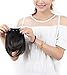 S-noilite® Fashion 8"(20cm) Front Neat Dark Brown Bangs/fringe Clip in Hair Extensions One Piece Striaght Fringe Cute Hairpiece Accessories