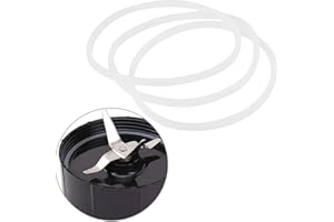 Pilipane Mixer Bague d'étanchéité en Caoutchouc,3/6 Pièces Joints de Rechange Bague en Caoutchouc Bagues d'étanchéité Joints Partie pour Magic Bullet Plat Croix Lame Accessoires Blender(3 PIÈCES),