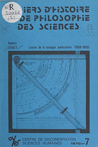 Livres Couvertures de L'essor de la biochimie moléculaire: 1950-1965