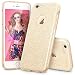 Produktbild ESR Stylische Glitzer Hülle für iPhone 6 / 6S - Dünne Designer Handy Hülle [Weiche TPU Abdeckung + Glitzer Papier + PP innere Schicht] - Glitzer Funkel Schutzhülle für iPhone 6/6S 4,7 Zoll - Gold