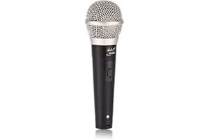 DENASH Professional Handheld Wired Recording Condenser Microphone, Ideal for Karaoke/Vocal Music Performance/Conference, Professional Dynamic Microphone