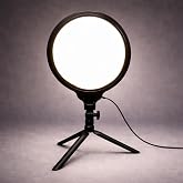 Coverzone Halka Işık 8.4 in&ccedil; (21.5cm) 180cm Kablolu St&uuml;dyo Işığı &Uuml;r&uuml;n ve G&ouml;rsel Fotoğraflama Işığı Fotoğraf Makinesi Kamera Y