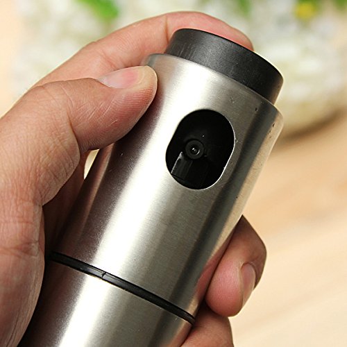 Oil Sprayer Stainless Steel Olive Mister Spray Pump Fine Bottle Pot Cooking Jar by FamilyMall - 3