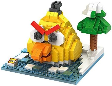 iBlock Fun Building Blocks – Miniature Loz – Yellow Angry Bird