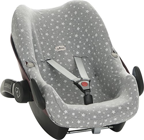 Janabebe® – Baumwollbezug White Star Pebble Maxi -Cosi y Bébé confort , Abdeckung Stubenwagen , Autositz - 2