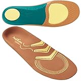  FootActive Outdoor-Einlegesohlen f. Naturliebhaber + Abenteuerfreunde! Fester Halt und Dämpfung bei hohen Belastungen., Braun/Gelb, 42 - 43 (M)