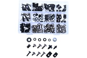 avdb-moto Kit visserie carénages M5, M6 compatible avec HONDA VFR800 VFR-800 VTEC 2002-2013 (Titane)