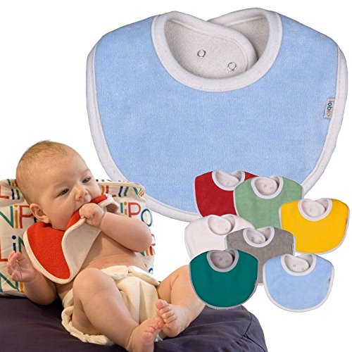 Popolini Zahnlatz mit Druckknopf in verschiedenen Farben - 2