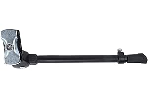 VWPEYY Cavalletto con Montaggio Centrale, cavalletto per Bici Regolabile ad Alta Resistenza antiruggine per Mountain Bike da Strada da 24‑27 Pollici