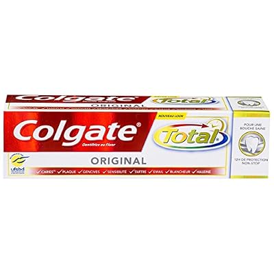 Colgate - Total Original Dentifrice - 75 ml - Lot de 5