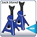 Price comparison product image 3 Tonne Axle Stands Car Jack Trolley Jack Quick Release Ratchet Adjustment Heavy Duty Caravan Van Vehicle Stand Lifting - Set of 2