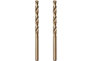Misuyue 8% Cobalt Drill Bits, Metal Drill Bit Set 4mm, HSS M42 Carbide Twist Drill Bit for Metal Stainless Hard Steel Aluminum, Wood Drill Bits (2pcs)