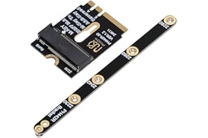 CY-Karte 2230 NGFF A+E-Key Stecker auf NVME M-Key Buchse Verlängerung PCI-E 4.0 Adapter mit Halterung für Laptop-Mainboard SSD 2280