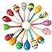 Produktbild HoganeyVan Colorful Small Wooden Hammer Cartoon Sand Ball Knock Wooden Bell Baby Educational Toys Kids Best Gift