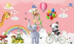 Wallpaper Production Window Wall Sticker for Home D?cor, Living Room, Bedroom, Hall, Kids Room, Play Room(Self Adhesive Vinyl,Water Proof =AK1 (48 X 36 INCH)