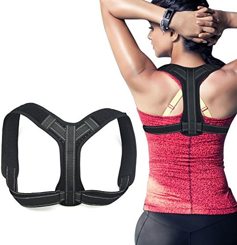 Posture Correctors Back Braces Back Posture Corrector,Back Shoulder and Neck Pain Relief, Improve Posture for Men or Women,Adjustable,Black