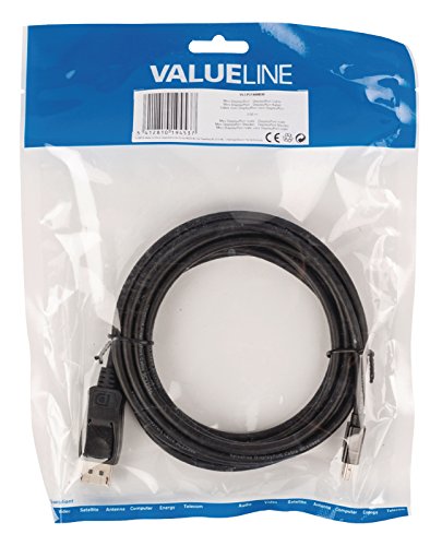 Valueline VLCP37400B30 Mini DisplayPort (Mini DisplayPort Stecker auf DisplayPort Stecker, 3m) schwarz - 4