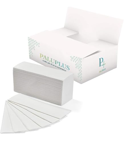 Carta Asciugamani Monouso Piegata A V - Doppio Velo Cellulosa, 570 Pezzi, Made In Italy - Foto 9