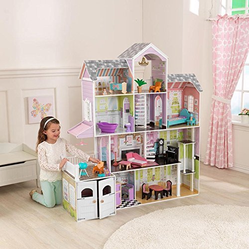 KidKraft Grand Estate Dollhouse + 26 Pieces of Furniture (3+ Years) by KidKraf