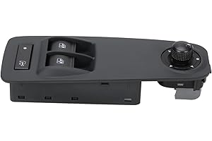 HEBERUCK Interruptor de Control, Compatible para Citroen Relay/Jumper 2006-2015, Peugeot Boxer 2006-2015, Interruptor de Ventana Eléctrica Botón Eléctrico 735487419