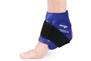 NEWGO Bolsa de Hielo para el Alivio del Dolor - Reutilizable para Terapia de Frío y Caliente - Gel Frío para Lesiones de Pies, Hinchazón de Tobillo, Fascitis Plantar, Después de la Cirugía
