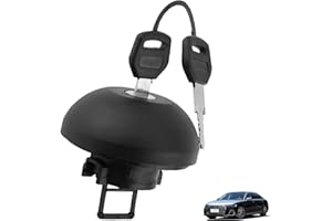 VULCYXA Bouchon Reservoir Essence avec Cle, Bouchon Trappe a Essence Compatible Renault Master II Clio Kangoo Trafic (1998-2010), Trappe Carburant, Référence OEM 7701471585, Bouchon de Réservoir de Carburant