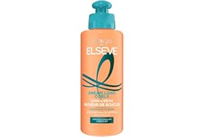 L'OREAL PARIS L’ORÉAL PARIS - Crème Sauveuse de Boucles - Cheveux Ondulés à Bouclés - Hydrate et Définition 72H - Sans Rinçage - Enrichi en Huile de Ricin et Glycérine Végétale - Elseve Dream Long Curls – 200 ml