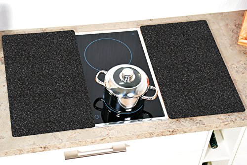 Kesper 3652213 Multi-Glasschneideplatte, 2-er Pack, Motiv: Granit, Maße: 52 x 30 x 1.2 cm - 2