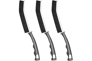 CUCM Cleaning Brush,Hard Bristle Crevice Cleaning Brush UK 3 Pcs Bathroom Crevice Gaps Brush Groove Crevice Cleaning Tool for Narrow Corners in Home Kitchen Bathroom and Window