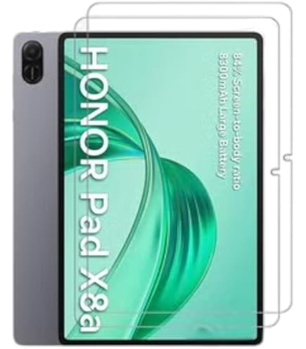 Bighan 2 Pack Screen Protector Compatible With Honor Pad X9 11.5", 9H Hardness Tempered Glass Film Clear Anti-Bubble Full Coverage Foil