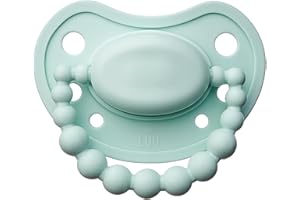 LUU – Smoczek 0-3 mc-e – Smoczek dla Niemowląt z Medycznego Silikonu, Wspiera Prawidłowy Rozwój Jamy Ustnej i Zębów, Przyjazny Karmieniu Piersią, bez BPA – Vivid Mint