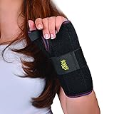 CALIDAD MÉDICA: La muñequera Soles está fabricada con neopreno respirable (resprene) de alta calidad para una mayor estabilidad, durabilidad y comodidad durante la recuperación, y utiliza una férula ajustable de aluminio para muñeca y pulgar.