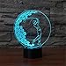 Produktbild HMer 3D Optical Illusion LED Nachtlicht Spielen Sie Golf 1 3D Lichter bunten Touch-LED-Lampe visuelle Geschenk LampeWeihnachts geschenk